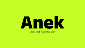 Шрифт Anek Gujarati